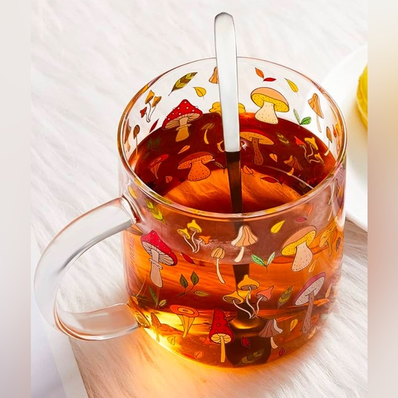 CYBIL HOME MUSHROOM MUG WITH TEASPOON - Picture 3 of 9